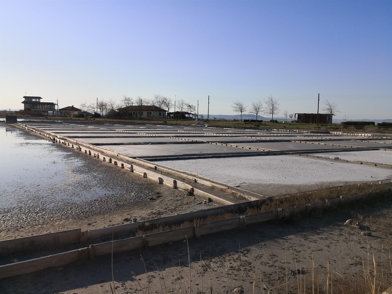 Salinele de lângă Pomorie în amurg